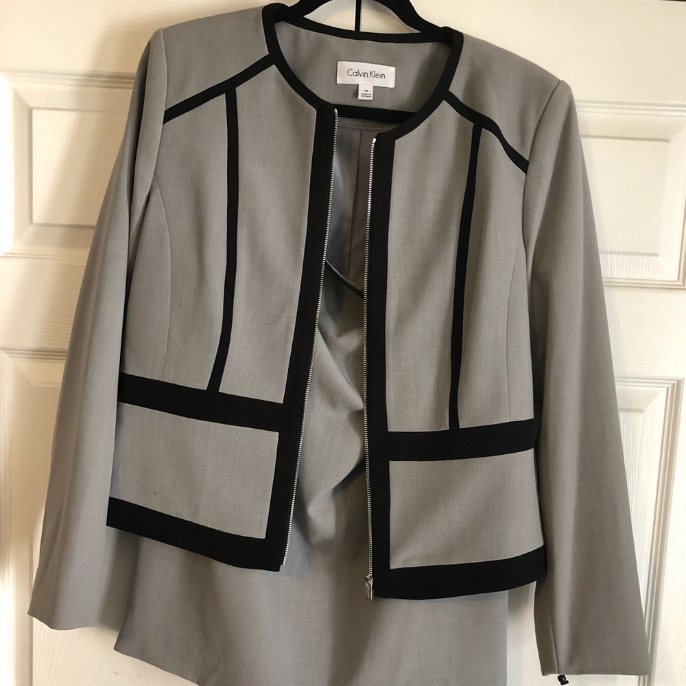 Suit jacket and skirt